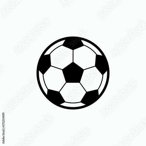 Soccer Ball Icon. Football Element Vector  Sign and Symbol for Design  Presentation  Website or Apps Elements