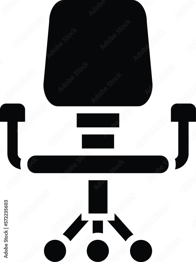 Desk chair Vector Icon Design Illustration Desk chair Vector Icon Design Illustration
