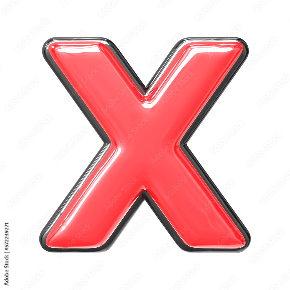 3d rendering of alphabet letter 3d rendering of alphabet letter