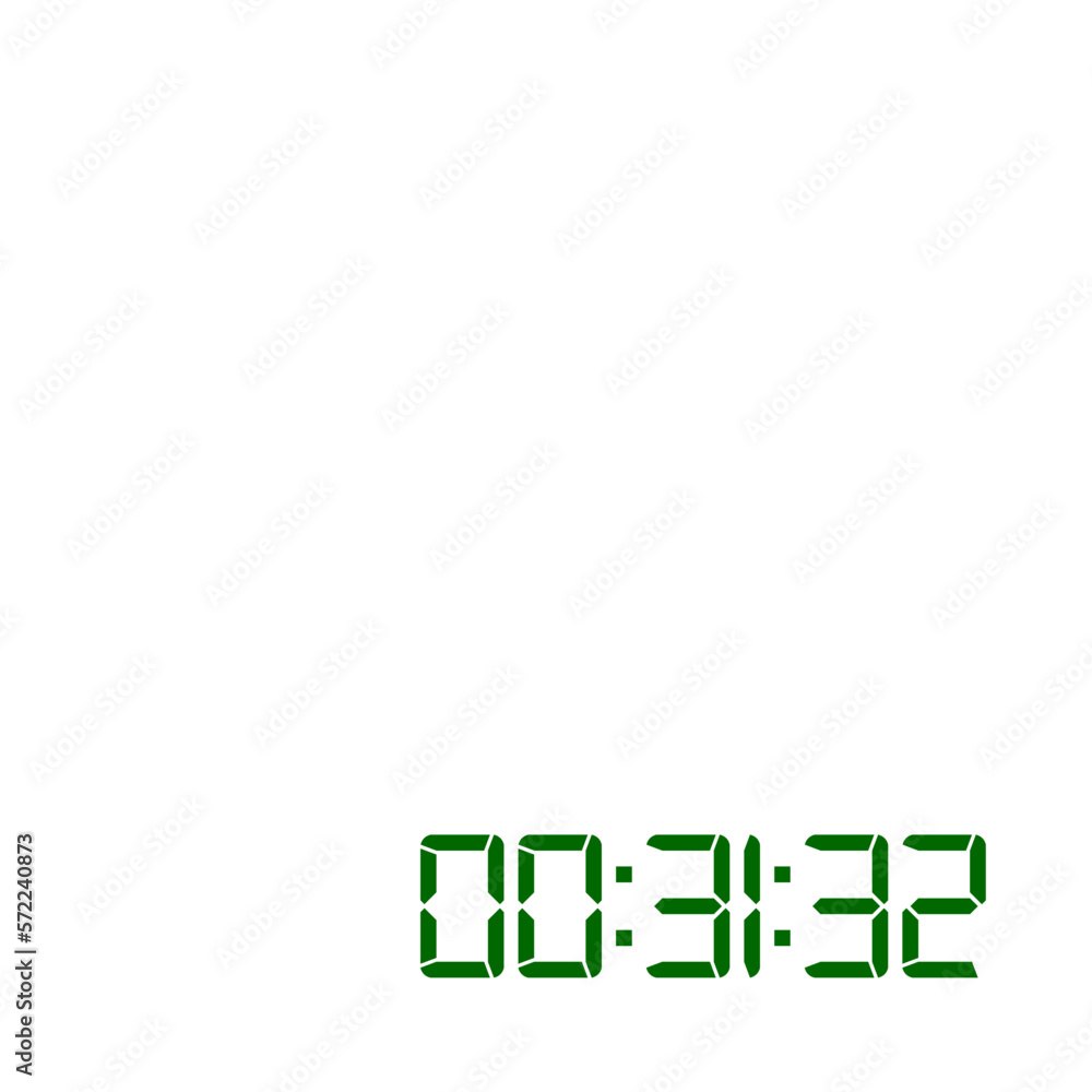 Digital clock icon vector design illustration. Digital clock icon vector design illustration.