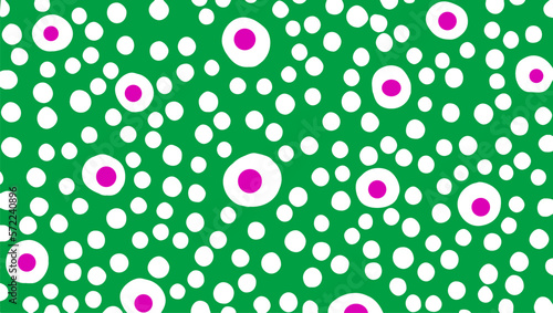 naive style ecological abstract pattern