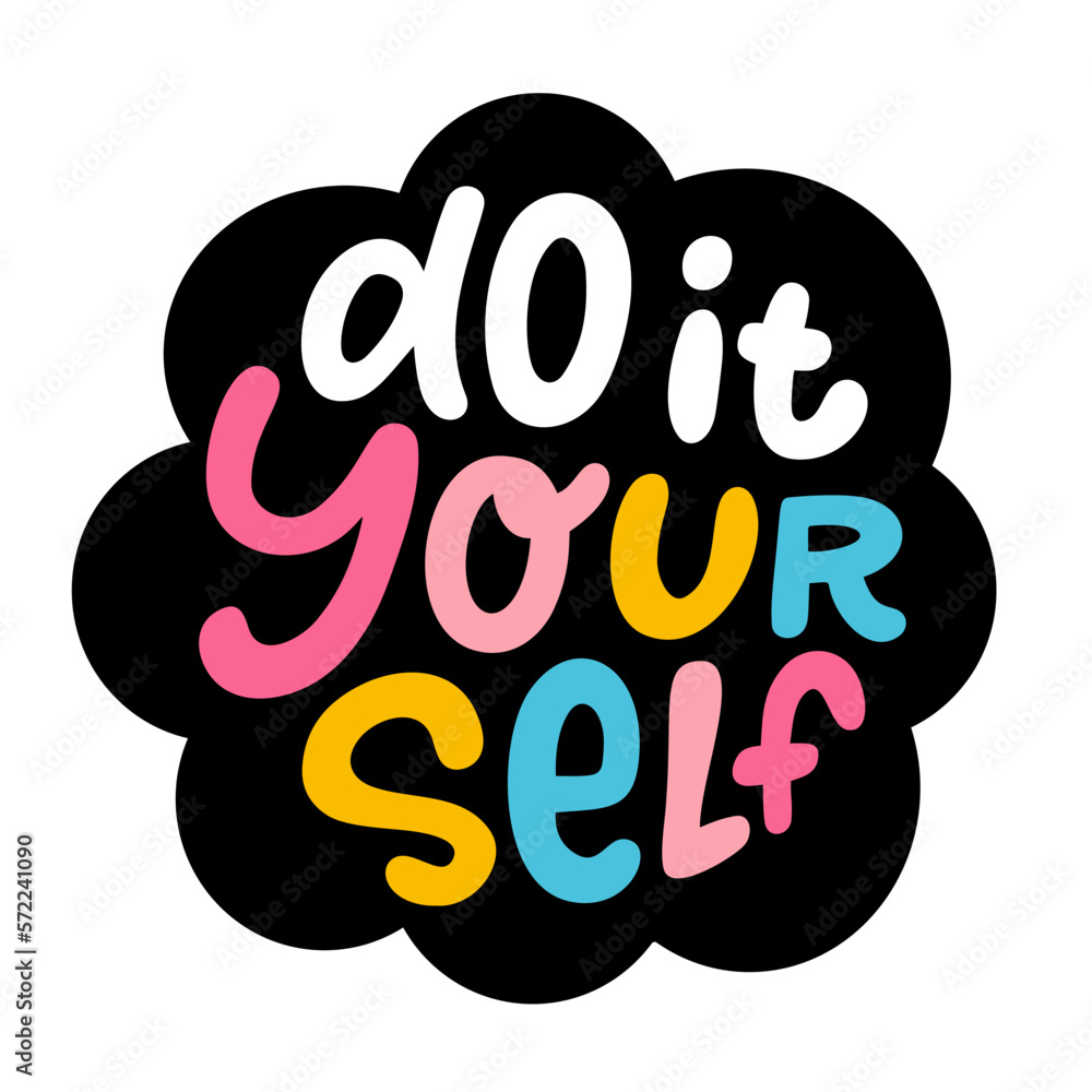 Do it yourself stamp Royalty Free Vector Image