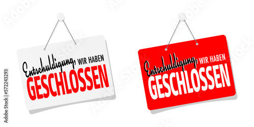 Entschuldigung Wir Haben Geschlossen
