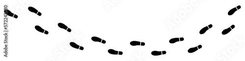 Human foot step different vector icon. Footprint barefoot and footwear illustration.