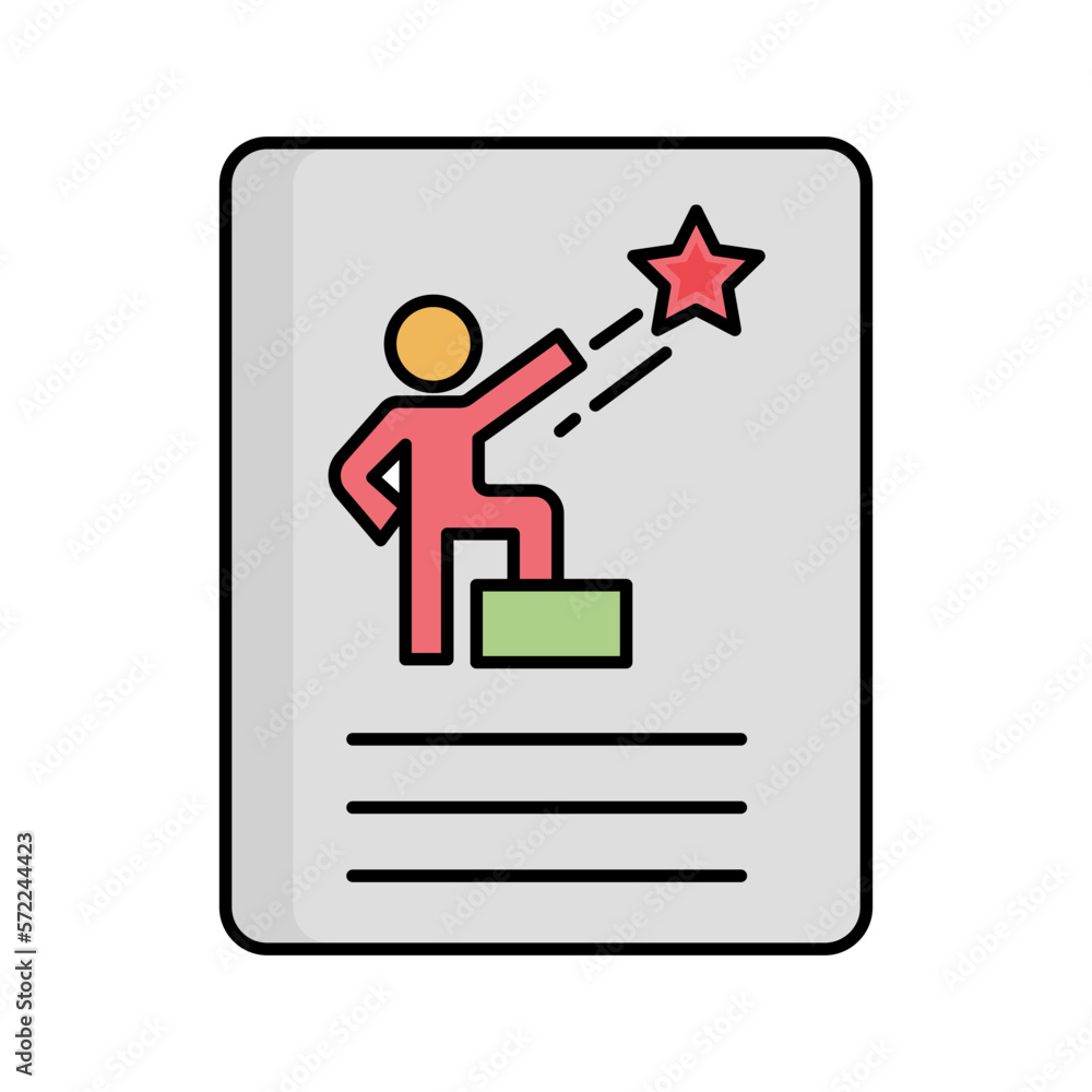 Achievement report vector icon easily modify
Achievement report vector icon easily modify