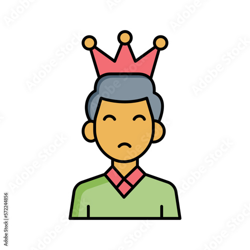 Prince vector icon easily modify

