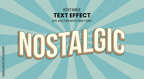 Nostalgic Retro Text Effect
