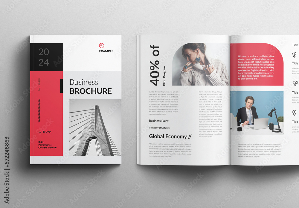 Minimal Brochure Template Stock Template | Adobe Stock