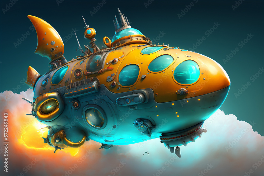 Funny alien space ship Funny alien space ship