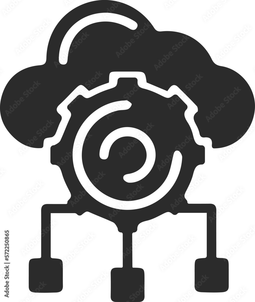 Big data icon, data transfer icon black vector Big data icon, data transfer icon black vector