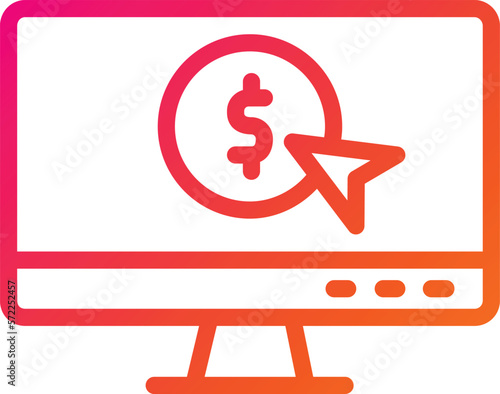 Pay per click Vector Icon Design Illustration