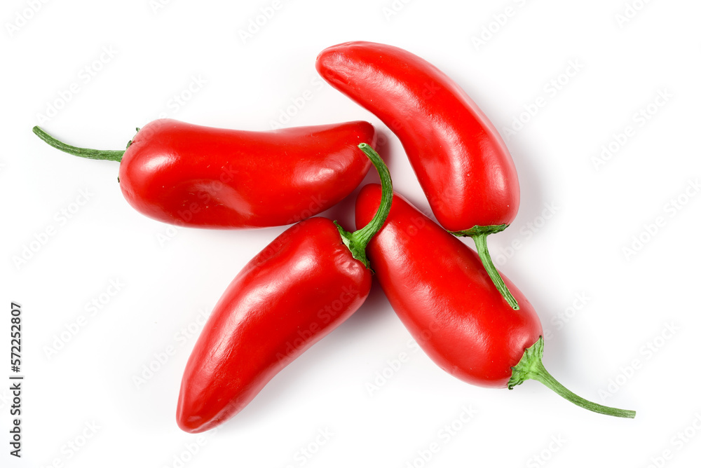 red hot chilli peppers isolated red hot chilli peppers isolated