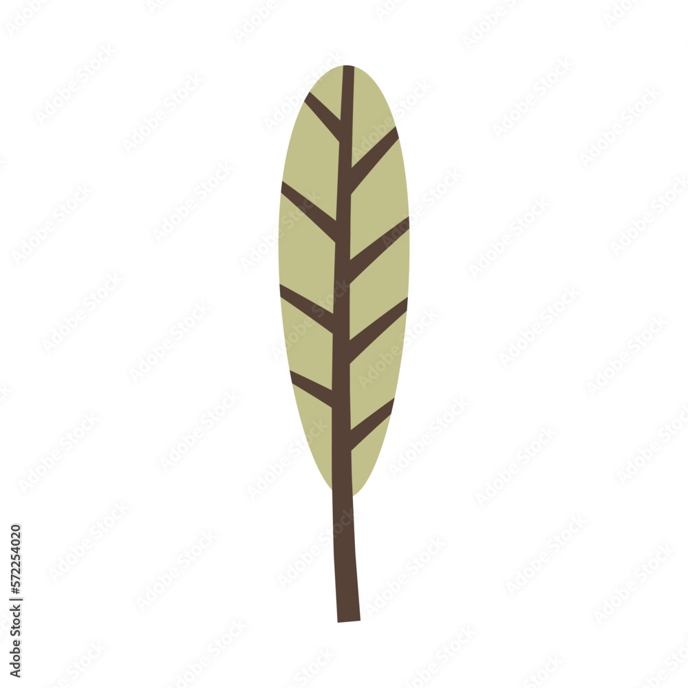A simple cute tree. Doodle flat element of forest, garden or farm. Green plant. A simple cute tree. Doodle flat element of forest, garden or farm. Green plant.