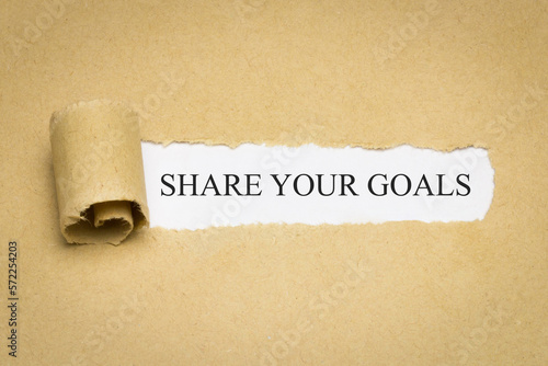 Share your goals