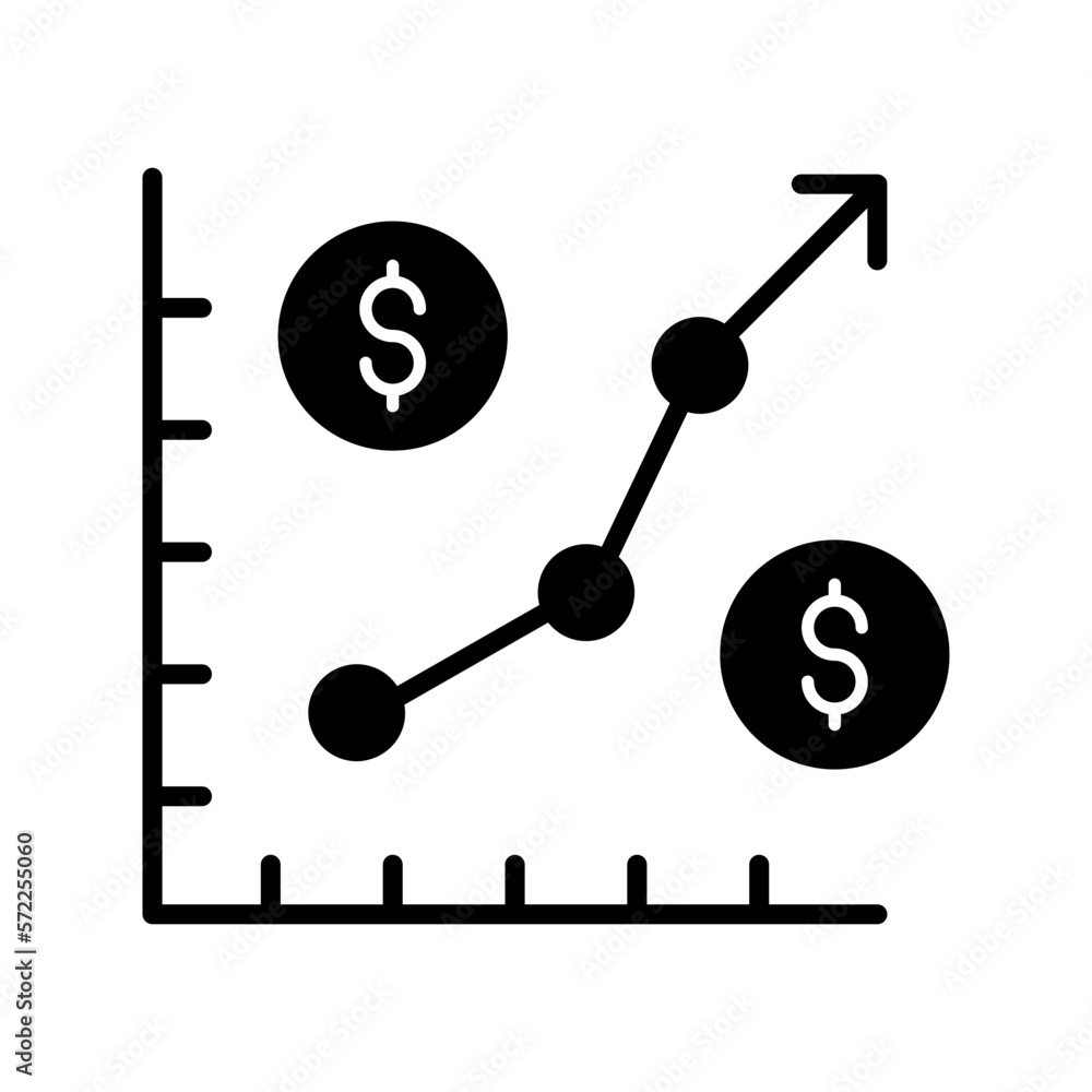 Dollar valuation vector icon easily modify
Dollar valuation vector icon easily modify