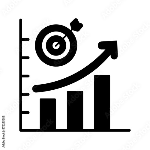  Growth vector icon easily modify

