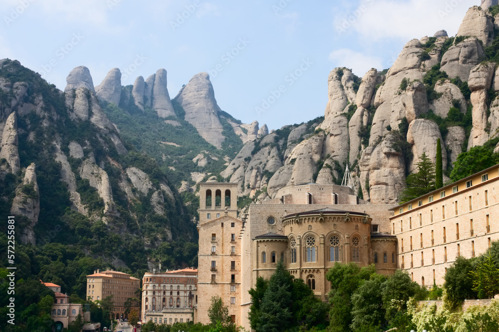 Abbey of Montserrat in Catalonia, Spain