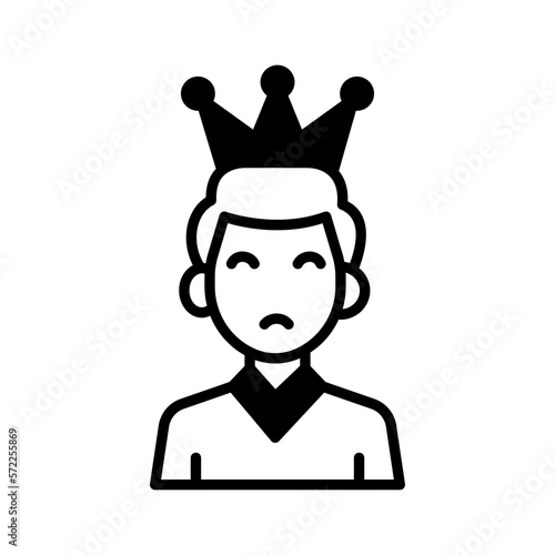 Prince vector icon easily modify


