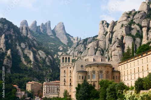 Abbey of Montserrat in Catalonia, Spain