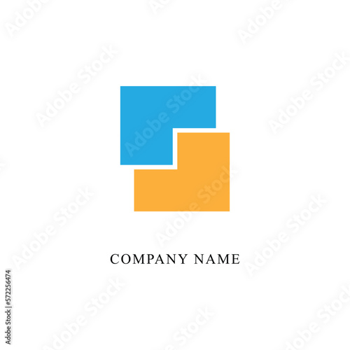 Free Download Square business logo vector icon illustration - GFXLoad