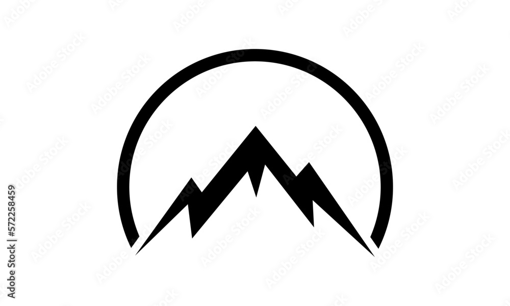Mountain Logo Design Template Inspiration, Vector Illustration. Mountain Logo Design Template Inspiration, Vector Illustration.