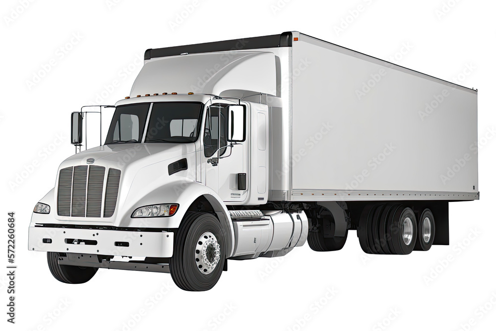 White Box Truck Transparent Background Ai Generated Stock Illustration white-box-truck-transparent-background-ai-generated-stock-illustration