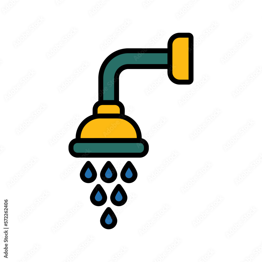 Shower icon. sign for mobile concept and web design. vector illustration Shower icon. sign for mobile concept and web design. vector illustration