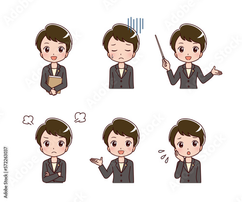 働く人々　職業のイラスト