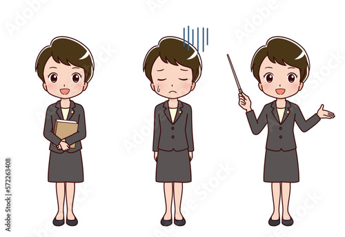 働く人々　職業のイラスト