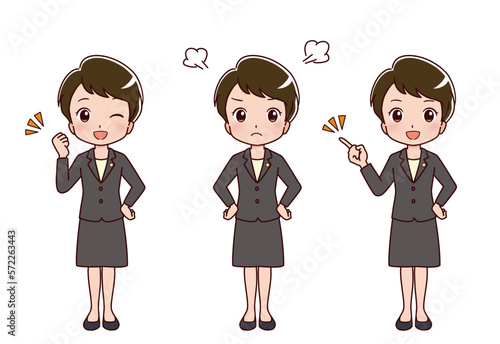 働く人々　職業のイラスト