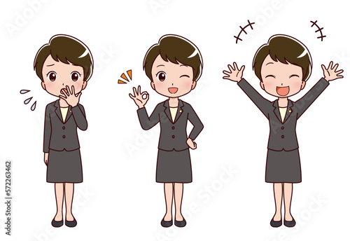 働く人々　職業のイラスト