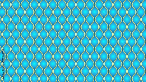 free vector seamless pattern with blue stripes with light blue and golden color
