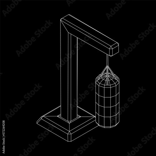 Punching bag for training boxing power punch
