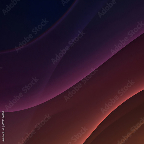 Dark, Red, Abstract 3D Waves Wallpaper Background | Genrative AI | AI