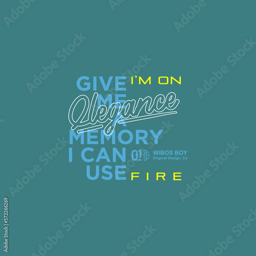 DESIGN VECTOR SIMPLE QUOTE MODERN UNTUK TEMPLATE KAOS