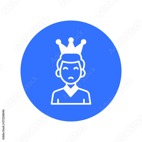 Prince vector icon easily modify

