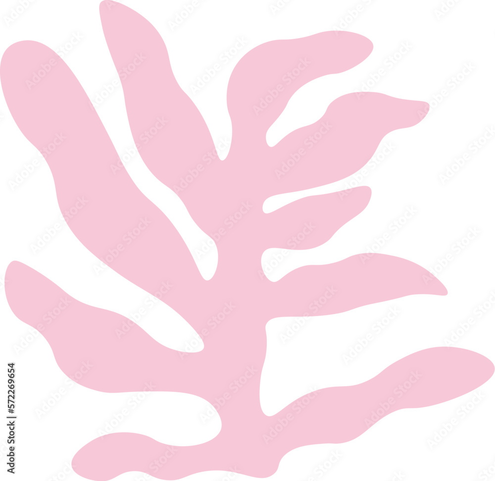 Hand drawn abstract doodle plant flat icon Hand drawn abstract doodle plant flat icon