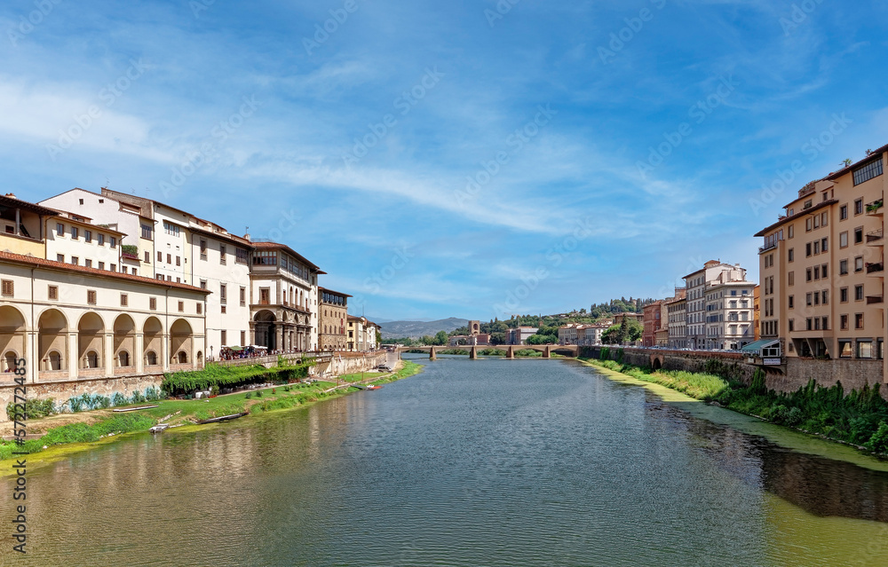 View of Arno river. Florence, Italy