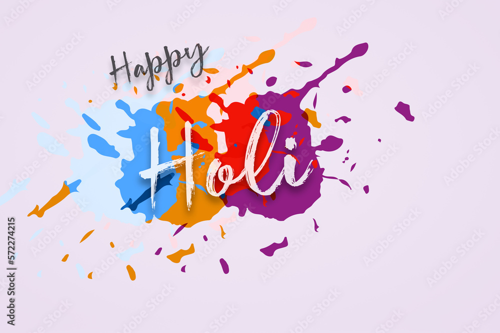 Happy Holi, rangpanchami, holi festival india and color festival art.