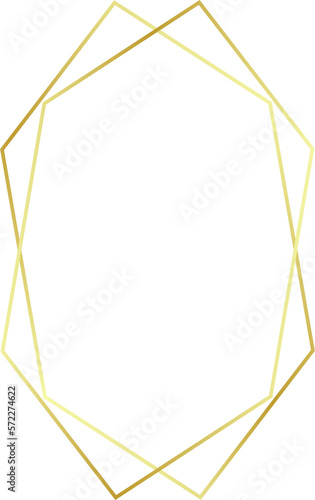 Elegant Golden Frame 