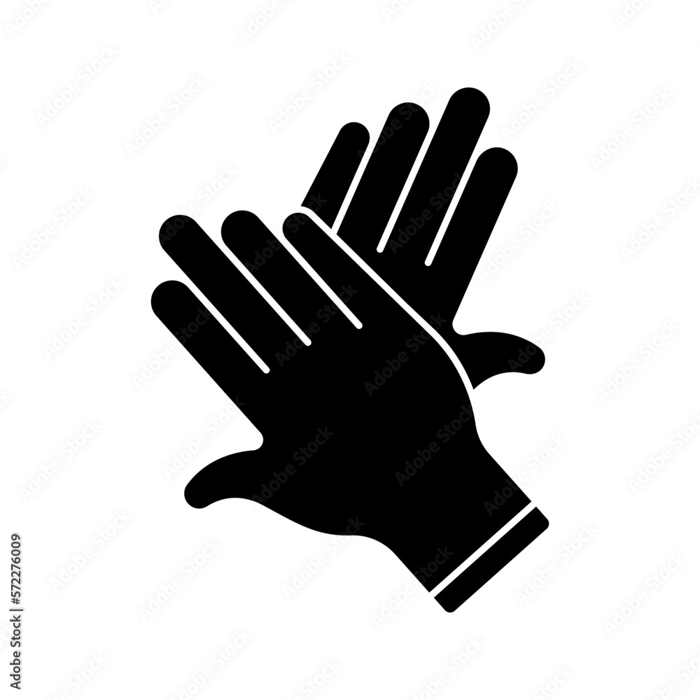 Gloves icon. sign for mobile concept and web design. vector illustration Gloves icon. sign for mobile concept and web design. vector illustration