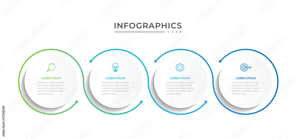 Vector Infographic label design template with icons and 4 options or steps. Vector Infographic label design template with icons and 4 options or steps.