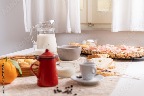 italian, Sardinian Breakfast.
Colazione Sarda e Italiana photo