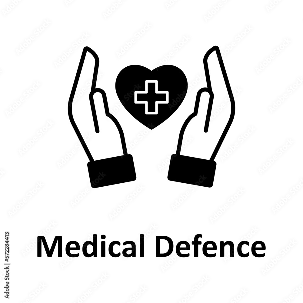Obraz premium Defence vector icon easily modify