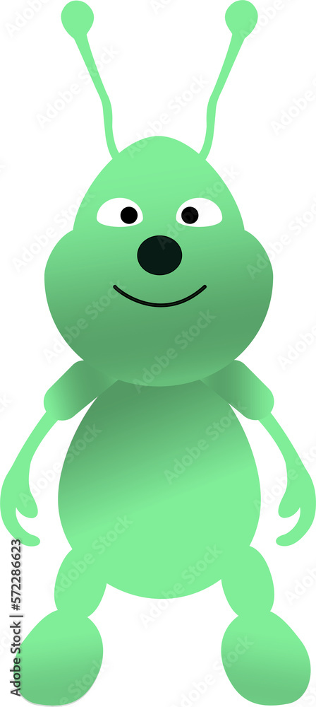 Obraz premium Cute Alien 