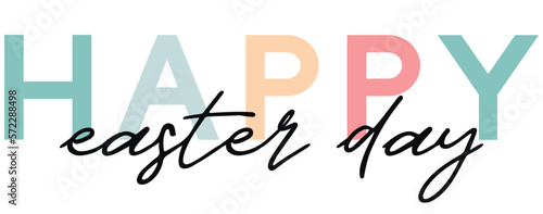 Happy Easter Day - beautiful easter day concept banner. Vector Illustration