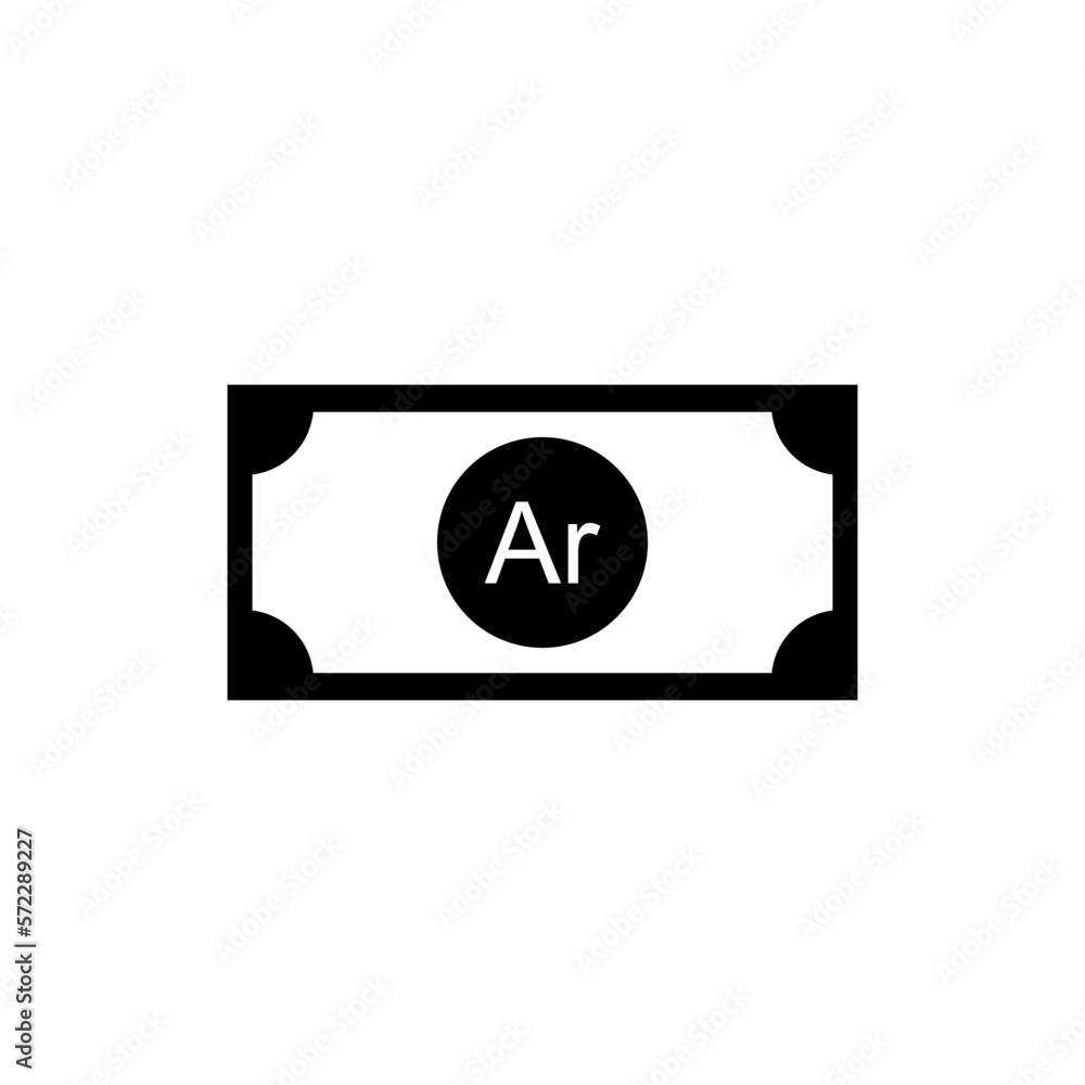Madagascar Currency Symbol, Malagasy Ariary Icon, MGA Sign. Vector Illustration Madagascar Currency Symbol, Malagasy Ariary Icon, MGA Sign. Vector Illustration
