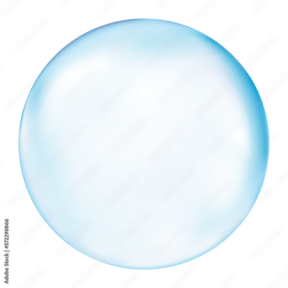 Realistic transparent 3d bubbles underwater . Soap bubbles vector illustration Realistic transparent 3d bubbles underwater . Soap bubbles vector illustration
