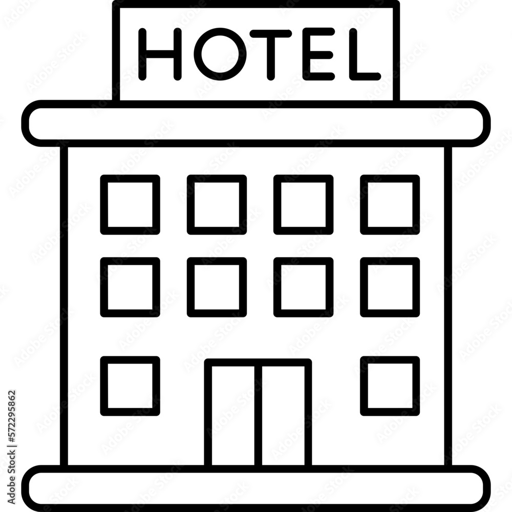 Hotel building Vector Icon fully editable
Hotel building Vector Icon fully editable