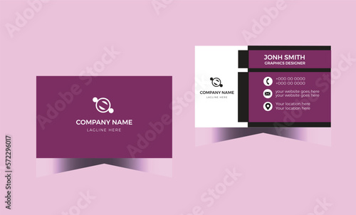 Smart and elegant business card design.